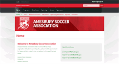 Desktop Screenshot of amesburysoccer.com